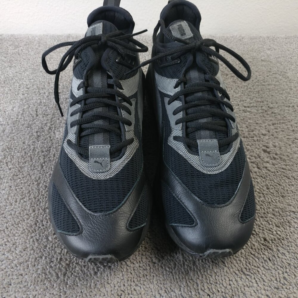 Puma LQDCELL Origin Mens Size 12 Running Shoes Low Top Black Asphalt - Picture 6 of 9